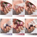 TOMICCA Glitter Gel Nail Polish Set of 6 Pcs Gel Polish Glitter Multi-color Sparkle Nail Gel Polish Kit Varnish Manicure Set Soak Off UV LED Nail Gel for Lady, Girls, Starter Nail DIY at Home TOMICCA