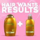 OGX Deeply Restoring + Pracaxi Recovery Oil AntiFrizz Conditioner with Murumuru Butter to Intensely Hydrate Curly Wavy Hair SulfateFree Surfactants for ColorTreated Hair, 13 Fl Oz OGX