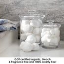 Cotton Balls Organic by Sky Organics (60 ct.) Fragrance & Chlorine-Free Cotton Balls, 100% Biodegradable Jumbo Absorbent Jumbo Cotton Balls, Cruelty-Free Cotton for Nail & Make-up Removal Sky Organics