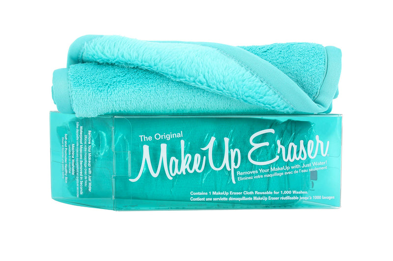 The Original MakeUp Eraser, Erase All Makeup With Just Water, Including Waterproof Mascara, Eyeliner, Foundation, Lipstick, and More (Fresh Turquoise) Makeup Eraser