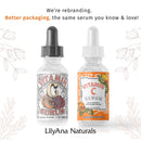 LilyAna Naturals Vitamin C Serum for Face - Face Serum with Hyaluronic Acid and Vitamin E, Anti Aging Serum, Reduces Age Spots and Sun Damage, Promotes Collagen and Elastin - 1oz - 2 Pack LilyAna Naturals