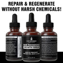 Hair Growth Serum - Hair Loss Prevention Treatment by Hair Thickness Maximizer. Best Natural Oils For Thinning Hair. Replenish Hair Follicles for Men, Women. Thickening Leave In Conditioner Serum 2oz Hair Thickness Maximizer