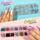 Nail Art Designs for Nails, Nail Foil Sticker, Nails Gems and Rhinestones, Nail Art Fruit Slices , Chunky Glitter, Nail Sequins Laser Star, Holographic Sparky Mixed Heart,Nail Decorations Teenitor