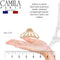 Camila Paris CP3082 French Hair Clips for Women for Thick Volume Hair, Beige, Girls Hair Claw Clips Jaw Fashion Durable and Styling Hair Accessories for Women, Strong Hold No Slip Grip, Made in France Camila