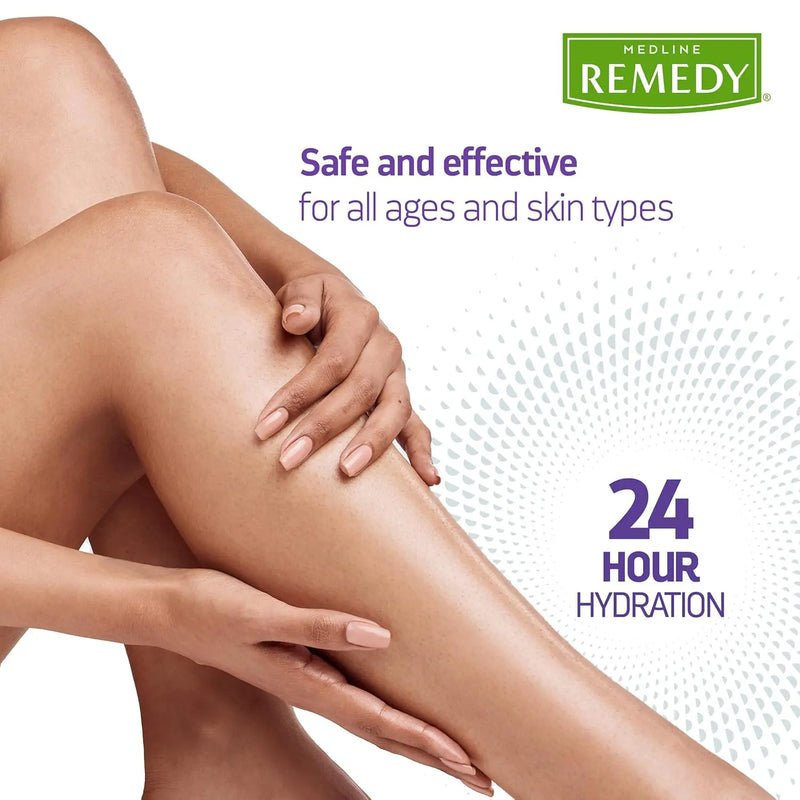 Medline Remedy Clinical Skin Cream, Vanilla Scent (16 fl oz), Moisturizing Face and Body Cream for All Ages, Paraben & Sulfate Free, Quick Absorbent Formula, Hypoallergenic Skin Moisturizer Infinity Warehouse