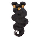 Human Hair Weft Sew In Natural Black Brazilian Hair 3 Bundles Mixed Length Short Long Body Wave Unprocessed Hair Weave Extensions for Women 10 12 14 Inch