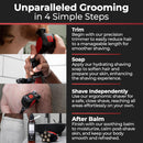 Bakscape Men's Back Shaver Classic Kit 2.0, Electric Body & Back Shaver for Men with Friction Fit Handle & Titanium-Coated Shave Head- Includes 2 Shave Heads, Handle, Shave Soap & After Balm. Infinity Warehouse