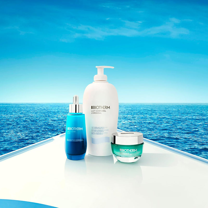 Biotherm Aquasource Hyalu Plump Gel, For Normal To Oily Skin. With plumping Hyaluronic Acid And Regenerating Biotech Plankton For Visibly Plumper And Glowing Skin, 1.7 Fl. Oz. - Infinity Warehouse