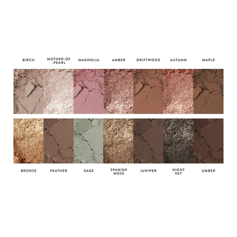 LAURA GELLER NEW YORK The Delectables Earthy Essentials Baked Eyeshadow Palette | 14 Pigmented Eyeshadows Blendable Natural Look Infinity Warehouse