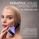 Nexxus KERAPHIX Liquid Crystallizer Hair Strengthening Treatment Reconstructive Leave-In For Damaged Hair Powered by KRT Keratin Resistance Therapy with Liquid Crystal Amino Acids 3.3 fl oz Infinity Warehouse