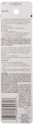 L'Oreal Paris Makeup Brow Definer Waterproof Eyebrow Pencil, Ultra-Fine Mechanical Pencil, Draws Tiny Brow Hairs and Fills in Sparse Areas and Gaps, Soft Black, 0.003 Ounce (Pack of 1) L'Oreal Paris