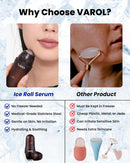 Ice Roll Serum for Face, Puffy Eyes, Under Eye Bags - Bakuchiol & Collagen for Wrinkles, Anti Aging, Ice Roller for Puffiness, Redness, Dark Circles - Korean Skin Care & Gua Sha, 1.69 Fl Oz Infinity Warehouse
