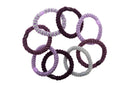 L. Erickson Grab & Go Ponytail Holders, Royal, Set of Eight - Exceptionally Secure with Gentle Hold unp