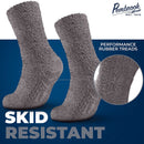 Moisturizing Spa Socks Aloe Infused | 2-Pair | Fuzzy Non Skid Gel Sleeping Socks Pembrook