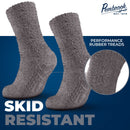 Moisturizing Spa Socks Aloe Infused | 2-Pair | Fuzzy Non Skid Gel Sleeping Socks Pembrook