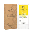 Mineral Sunscreen Stick - Zinc Oxide Sunscreen Lotion Stick, Best Sun Protection Travel Sunscreen Face and Body, Reef Safe Sunscreen, Natural Sunscreen Lotion Stick (No Tint) Beauty by Earth Store