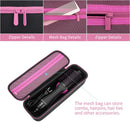 Fromsky Hard Case for Revlon One-Step Hair Dryer and Volumizer Hot Air Brush, Storage Carrying Travel Bag (Pink) Fromsky