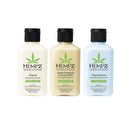 Hempz Original, Sweet Pineapple & Honey Melon, and Triple Moisture Mini Moisturizers, Pure, Natural & Herbal Hemp Seed Lotion for Dryness, 2.25oz, 3 Pack Mini Bundle Hempz Store