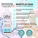 Lee Beauty Professional Callus Remover Extra Strength Gel for Feet, at Home Pedicure Results, 8 Oz LeeBeauty Professional