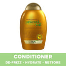 OGX Deeply Restoring + Pracaxi Recovery Oil AntiFrizz Conditioner with Murumuru Butter to Intensely Hydrate Curly Wavy Hair SulfateFree Surfactants for ColorTreated Hair, 13 Fl Oz OGX