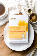 Karuna Clarifying+ Facial Sheet Mask, Natural Fiber Sheet Mask with Honey, Salicylic Acid & Burdock Root - 1 Count Karuna