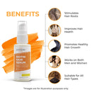Biotin Hair Growth Serum Advanced Topical Formula To Help Grow Healthy, Strong Hair Suitable for Men and Women of All Hair Types Hair Loss Support By Pureauty Naturals (Biotin Orange) Meraz Pureauty Naturals