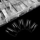 Vivace 2PACK Natural/Clear Royal Salon 500 Acrylic False Fake Nail Tips (Total 1000Tips) 10Sizes With Clear Acrylic Case For Nail Salon Nail Shop (Royal Salon) Vivace