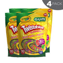 GUM Crayola Twistables Flossers, Fluoride Coated, Twisted Fruit Flavors, Ages 3+, 90 Count (Pack of 4) GUM Store