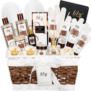 19 Pcs Rose Gifts Spa Gift Set Bath and Body Gifts Basket Set For Women Bath Spa Gift Baskets Set for Women Mom Mothers Day Christmas Birthday Valentines Gifts Spa Kit for Women Mom Gift
