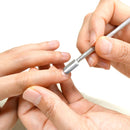 Beaute Galleria Cuticle Pusher and Spoon Nail Cleaner, Remove Excess Cuticle Residue for Fingernails and Toenails, Stainless Steel Manicure Pedicure Tool BEAUTÉ GALLERIA