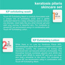 Keratosis Pilaris & Acne Exfoliating Body Wash Cleanser Plus Moisturizing Body Lotion TOUCH