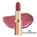L'Oreal Paris Makeup Les Nus by Colour Riche Lipstick, Bold & Intense Nudes, Rich Saturated Color with Pure Caring Oils, Nu Authentique, 0.13 oz L'Oreal Paris