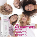 Fiora Naturals Hair Detangling Brush -100% Bio-Friendly Detangler hair brush w/Ultra-soft Bristles- Glide Through Tangles with Ease - For Curly, Stright, Women, Men, Kids, Toddlers, Wet and Dry Hair Fiora Naturals Store