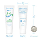 BERGMAN KELLY Hotel Shampoo and Conditioner 2in1 (0.5 Fl Oz, 200 PK, White Tea), Delight Your Guests with Revitalizing and Refreshing Travel Size Shampoo, Quality Mini Hotel Toiletries in Bulk BERGMAN KELLY