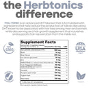 Foli-tonic DHT Blocker & Hair Loss Supplement - Hair Thinning Treatment & Promotes Healthy Thicker Hair Growth - with Saw Palmetto & Biotin for Men & Women - 60 Vegan Capsules Herbtonics