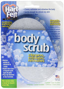 HartFelt Body Scrub Oval Sponges - Dermatologist Developed Scrubs - Great for the Bath or Shower - Gentle Enough for Almost Any Skin (2 Count), White (11322) HartFelt
