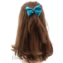 3 Inch Grosgrain Bow for Little Girls - Set of 2 (Turquoise) Motique Accessories