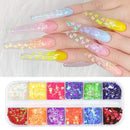3D Holographic Butterfly Nail Glitter, UVANKAUP 24 Colors Butterfly Glitter Nail Sequins Laser Butterfly Nail Art Glitter Stickers Decals Acrylic for Nail Art Decoration & DIY Crafting UVANKAUP