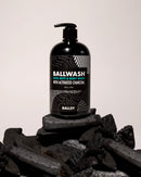 Ball Wash Charcoal Body Wash for Men – Ballsy XL Pump, Shower Gel Ball Wash for Men - 16oz Moisturizing Men’s Bodywash with Coconut Oil – Natural Soap for Men & Great for a Manly Care Package Ballsy