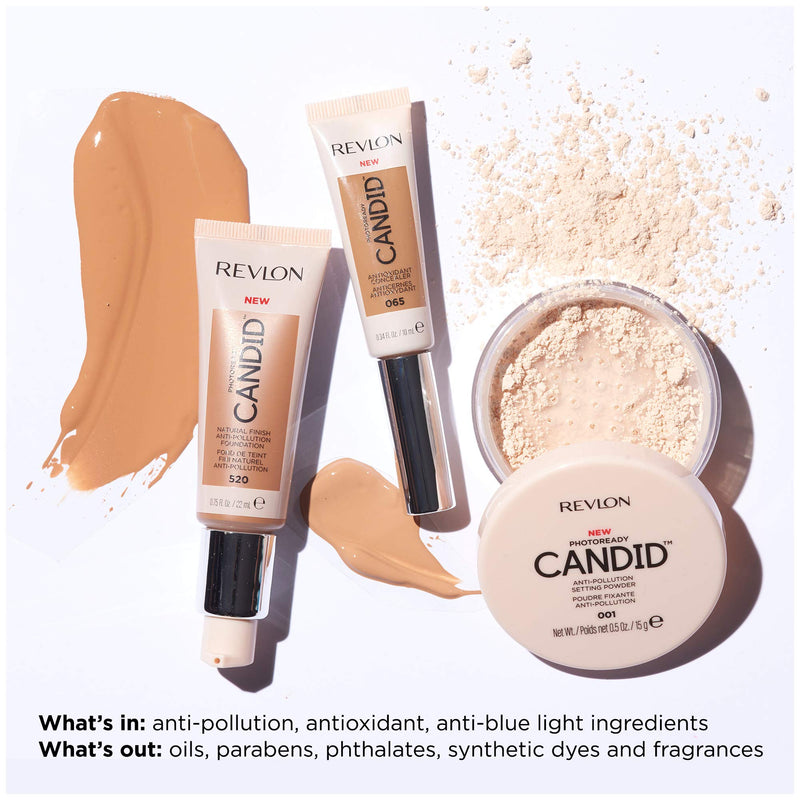 Revlon PhotoReady Candid Concealer, with Anti-Pollution, Antioxidant, Anti-Blue Light Ingredients, without Parabens, Pthalates and Fragrances; Bisque.34 Fluid Oz REVLON