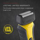 Remington Virtually Indestructible Foil Shaver 5100 PF7855, Yellow Remington