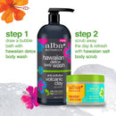 Alba Botanica Hawaiian Home Spa Kit with Plant Based and Cruelty Free Body Wash, Body Scrub, Body Cream and Honey Face Mask Alba Botanica