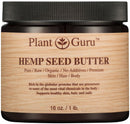 Hemp Seed Butter 16 oz. 100% Pure Raw Fresh Natural Cold Pressed. Skin Body and Hair Moisturizer, DIY Creams, Balms, Lotions, Soaps. Plant Guru