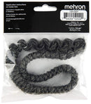 Mehron Makeup Crepe Hair 12-inch Braid (Dark Grey) Mehron Store