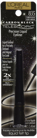 L'Oreal Paris Telescopic Precision Liquid Eyeliner, Carbon Black, 0.08 Ounces L'Oréal Paris