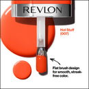 REVLON Ultra HD Snap Nail Colors, Natural Rich Glossy Nail Polish, 100% Vegan Formula, No Base and Top Coat Needed, 007 Hot Stuff, 0.27 Fl Oz REVLON