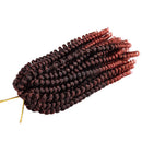 1 Pack Spring Twist Braiding Hair Spring Twists Bomb Twist Hair Synthetic Fiber Fluffy Twist Crochet Braids Low Temperature Twist Crochet Hair for Black Women Braiding Hair(8inch,T1B/350) Liyate Store