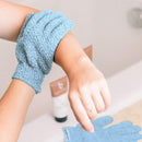 Exfoliating Bath Gloves for Shower - (2 Pairs, 4 Gloves) Heavy Exfoliation, Body Scrub Shower Scrubber, Shower Exfoliating Gloves for Women & Men, Loofah Shower Glove Beauty by Earth