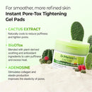 Dr. Melaxin Cactox Pore Relief Jelly Toner Pads, Cooling & De-Puffing Toner Pads for Enlarged Pores, Hydrating Cactus Gel Pads for Puffy Skin, 170ml (60 Pads) Infinity Warehouse
