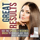 Premium Root Touch Up Dark Brown - Mi Amor - Fast and Grey Hair Root Cover Up - Extend Time Between Salon Trips - Water-resistant Root Cover Up - Dark Brown Mi Amour